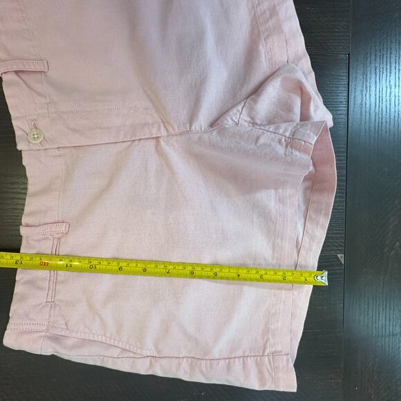 Ralph Lauren Women’s Pink Chino Shorts Size 8 Classic Casual Summer - Picture 6 of 8